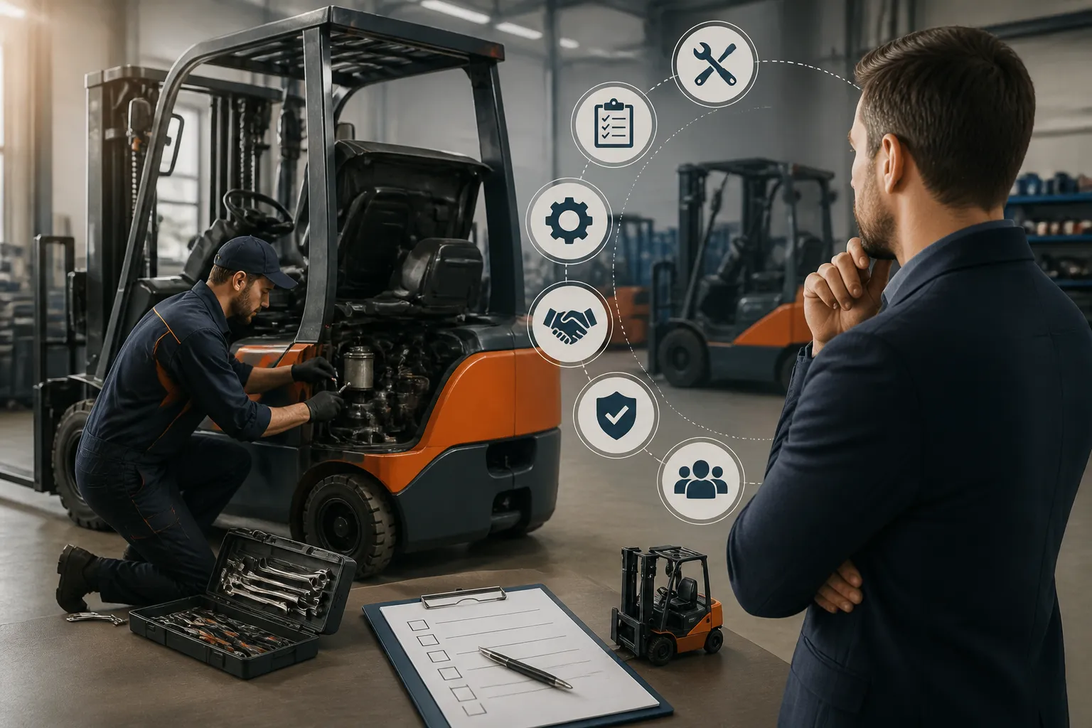 Service stivuitoare criterii de alegere pentru mentenanta si reparatii profesionale